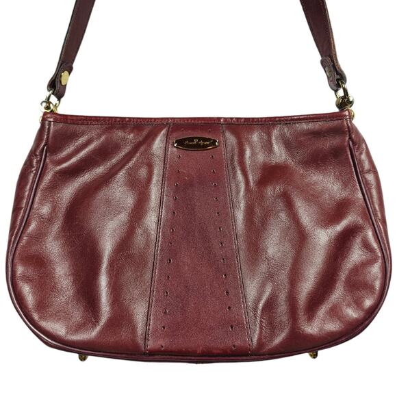 Etienne Aigner Vintage Cordovan Leather Over-the-Shoulder Handbag - Picture 2 of 14